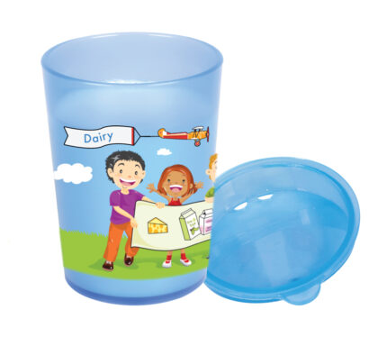 4 to 6-ounce Kid's MyPlate Dairy Training Cup w/ Lid