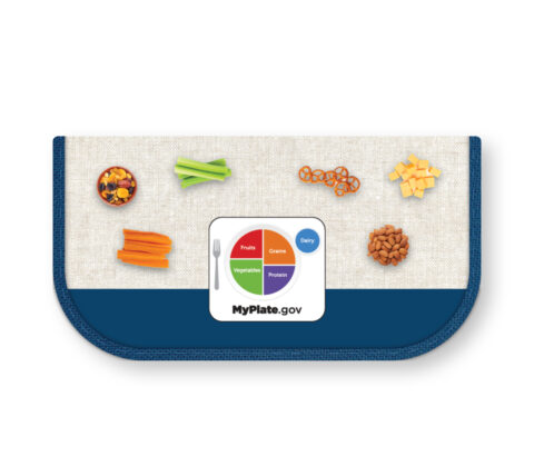 44021E MyPlate Snack Bag - Front