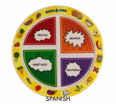 55050S 8" 4-Section MyPlate - Comic Book Design