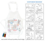 55017 Color Your Own Apron & Marker Set - Platypus Colored