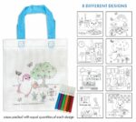 55018 Color Your Own Bag & Marker Set - Penguin Colored