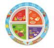 13518 7" Kid's 4-Section Garden MyPlate