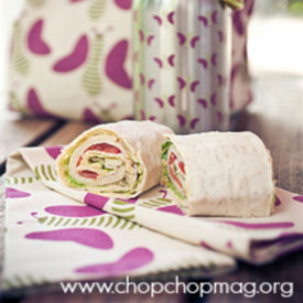 Fresh Baby - Turkey Wrap with Lemony Hummus Image